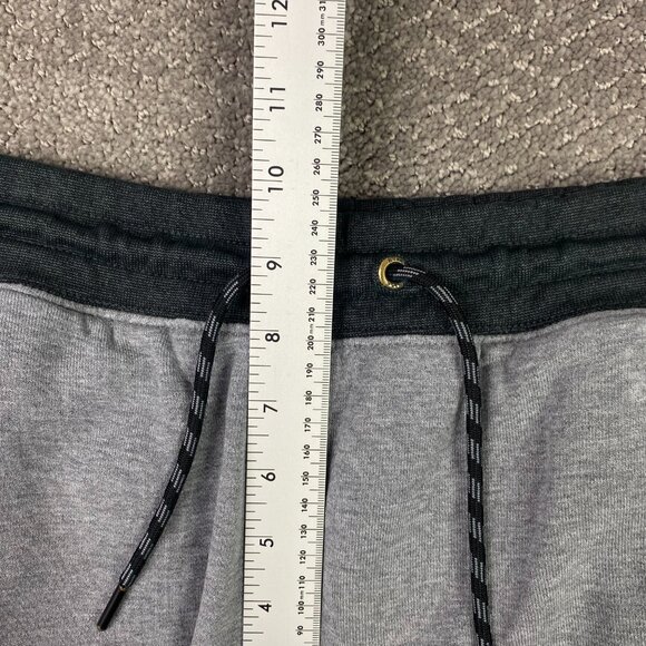 Nike Air Fleece Joggers Sweatpants Men's Large Gray Black Sportswear AQ7257 091 - Picture 12 of 15